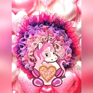Unicorn wreath